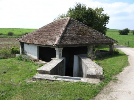 Colombey les Deux Eglises-lavoir 4 dans hameau Biernes
